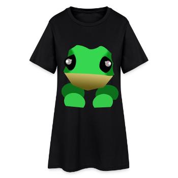 Frog - Women’s T-Shirt Dress - black - Front