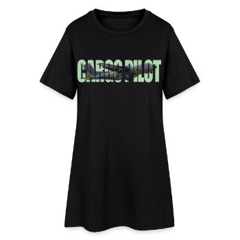 Pilote cargo C-160 - Robe T-shirt Femme - noir - Devant