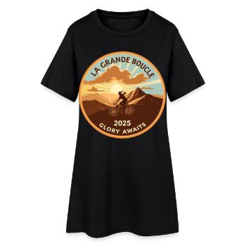 LA GRANDE BOUCLE - Robe T-shirt Femme - noir - Devant