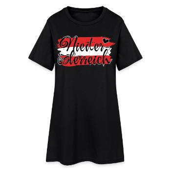 Flag Austria Lower Austria - Women’s T-Shirt Dress - black - Front