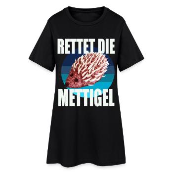 Save the Mettigel - Women’s T-Shirt Dress - black - Front