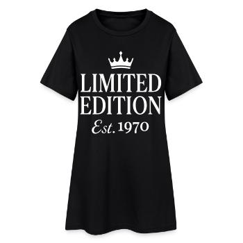 Edition limitée Est 1970 - Robe T-shirt Femme - noir - Devant