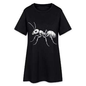 Ant - Women’s T-Shirt Dress - black - Front