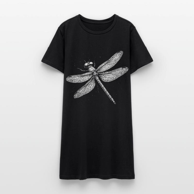 Libelle Frauen T-Shirt-Kleid