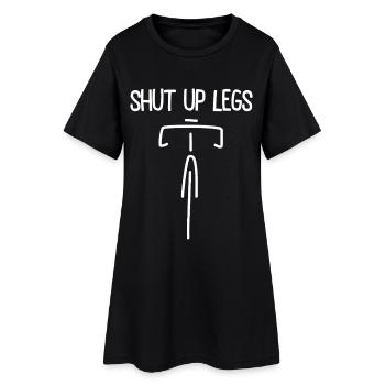 Fixie - Radsport - Rennrad - Shut up Legs - Frauen T-Shirt-Kleid - Schwarz - Vorne