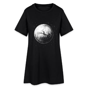 Mars magnet - Women’s T-Shirt Dress - black - Front