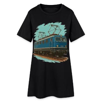 Électricité sur acier – E-Lok Power - Robe T-shirt Femme - noir - Devant