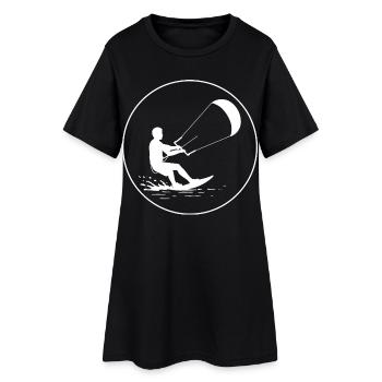 Vent sous contrôle - Robe T-shirt Femme - noir - Devant