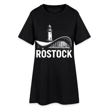 Rostock Moments - Robe T-shirt Femme - noir - Devant