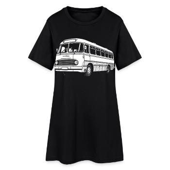 Légende de l’autobus - Robe T-shirt Femme - noir - Devant