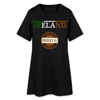 Drapeau de l’Irlande, Irish Pride - Robe T-shirt Femme - noir - Devant