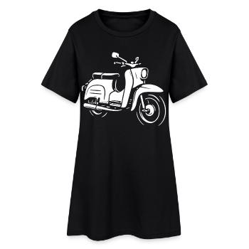 Légende à deux temps - Robe T-shirt Femme - noir - Devant
