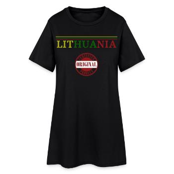 Lithuanian pride, I love Lithuania - Women’s T-Shirt Dress - black - Front