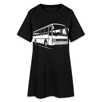Entraîneur longue distance à l’ancienne - Robe T-shirt Femme - noir - Devant