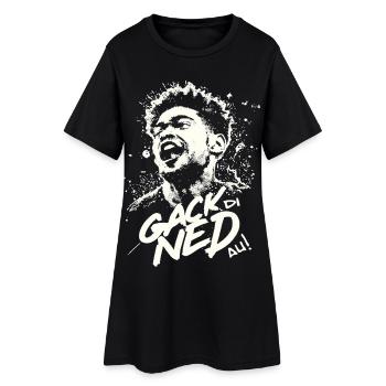 Dialect gack di ned au - Robe T-shirt Femme - noir - Devant
