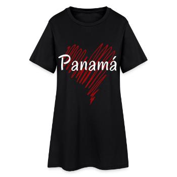 I love Panama, Panamanian pride - Women’s T-Shirt Dress - black - Front