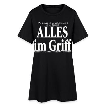 Pensez-vous que vous avez tout sous contrôle - Robe T-shirt Femme - noir - Devant