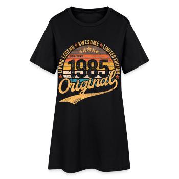 Millésime 1985 40e anniversaire Original 1985 - Robe T-shirt Femme - noir - Devant