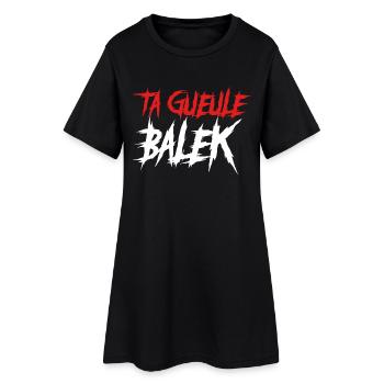 TGB - Robe T-shirt Femme - noir - Devant