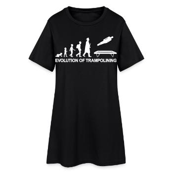Evolution Trampoline - Robe T-shirt Femme - noir - Devant