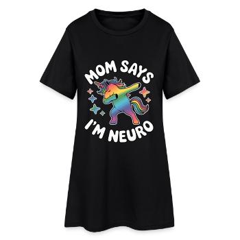 Neuroplongeurs - Robe T-shirt Femme - noir - Devant