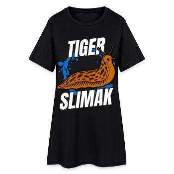 Tiger Slimak Shirt | Funny shirt - Women’s T-Shirt Dress - black - Front