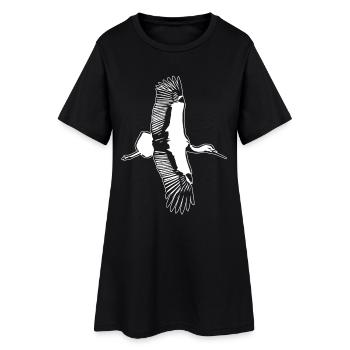 La majesté du ciel - Robe T-shirt Femme - noir - Devant