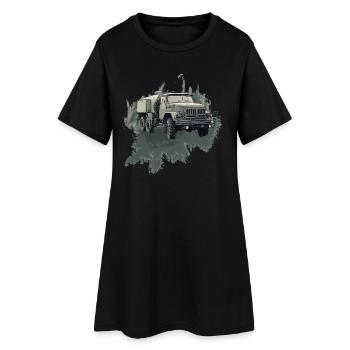 ZIL 131 – Ikone der Straße - Frauen T-Shirt-Kleid - Schwarz - Vorne