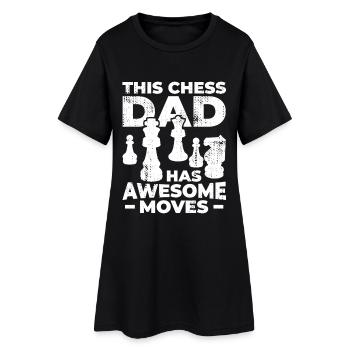 Chess Father - Women’s T-Shirt Dress - black - Front