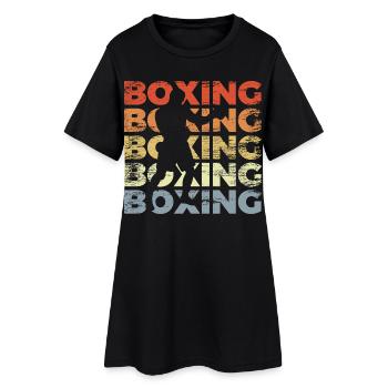 Coffrets Vintage - Robe T-shirt Femme - noir - Devant