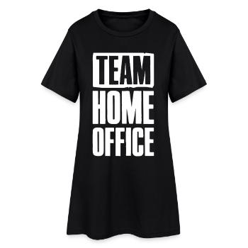 Team Home Office Online Business Affiliate - Women’s T-Shirt Dress - black - Front