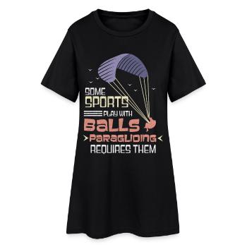 Le courage de voler - Robe T-shirt Femme - noir - Devant