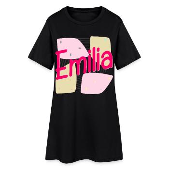 NOM CADEAU FILLE FILLE EMILIA - Robe T-shirt Femme - noir - Devant
