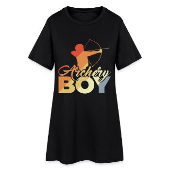 Archer boy - Women’s T-Shirt Dress - black - Front