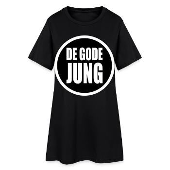guter Junge - de gode jung Plattdeutsch - Frauen T-Shirt-Kleid - Schwarz - Vorne