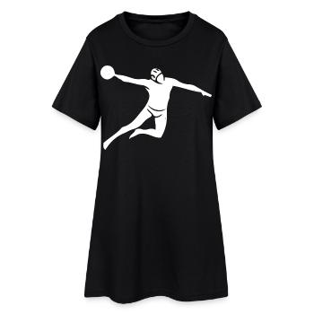 Lancer de puissance de water-polo - Robe T-shirt Femme - noir - Devant