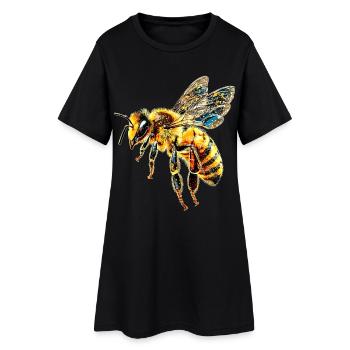 abeilles apiculteur miel apiculteur abeilles abeille mignonne - Robe T-shirt Femme - noir - Devant