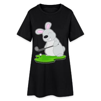 Rabbit Golf Golf Clubs - Women’s T-Shirt Dress - black - Front