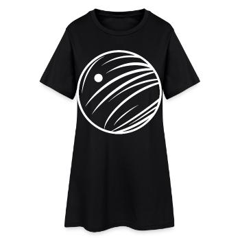 Croquis de bowling - Robe T-shirt Femme - noir - Devant