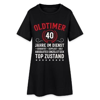 Anniversaire de l’entreprise 40 ans Anniversaire - Robe T-shirt Femme - noir - Devant