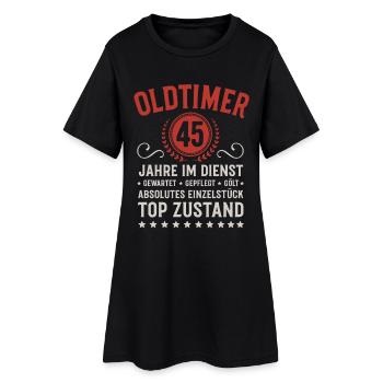 Anniversaire de l’entreprise 45 ans Anniversaire - Robe T-shirt Femme - noir - Devant