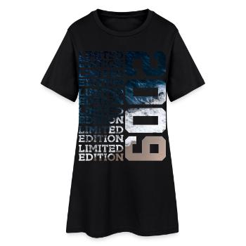 ÉDITION LIMITÉE 2009 17 ANS 17E ANNIVERSAIRE - Robe T-shirt Femme - noir - Devant