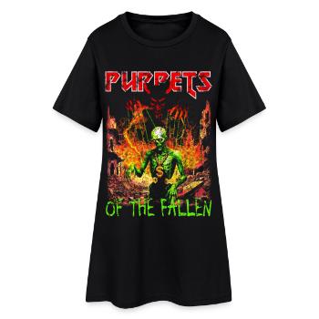 pupets_of_the_fallen - Robe T-shirt Femme - noir - Devant