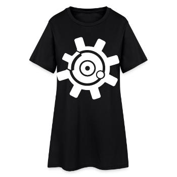 AR-15 Bolt Face Five Six 5,56mm 556 Stoßdämpfer - Frauen T-Shirt-Kleid - Schwarz - Vorne