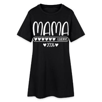 Chargement de Mama 2026 - Robe T-shirt Femme - noir - Devant