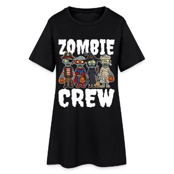 ZOMBIE CREW - ZOMBIE HALLOWEEN - Robe T-shirt Femme - noir - Devant