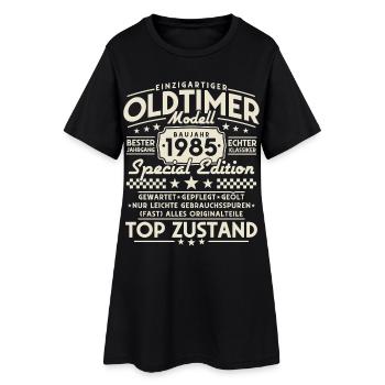 Vintage 1985 Vintage Vintage Rétro Anniversaire - Robe T-shirt Femme - noir - Devant