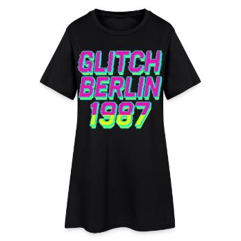 Glitch, Berlin 1987 - Robe T-shirt Femme - noir - Devant