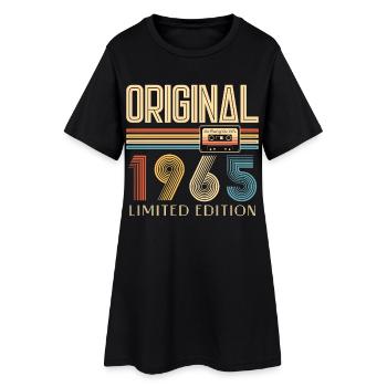 Original 1965 Birthday 60 Year Old Party Gift - Women’s T-Shirt Dress - black - Front