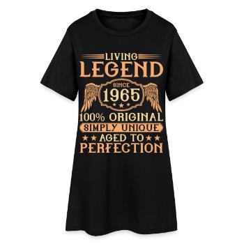 Living legend born since 1965 - 60th birthday - Women’s T-Shirt Dress - black - Front